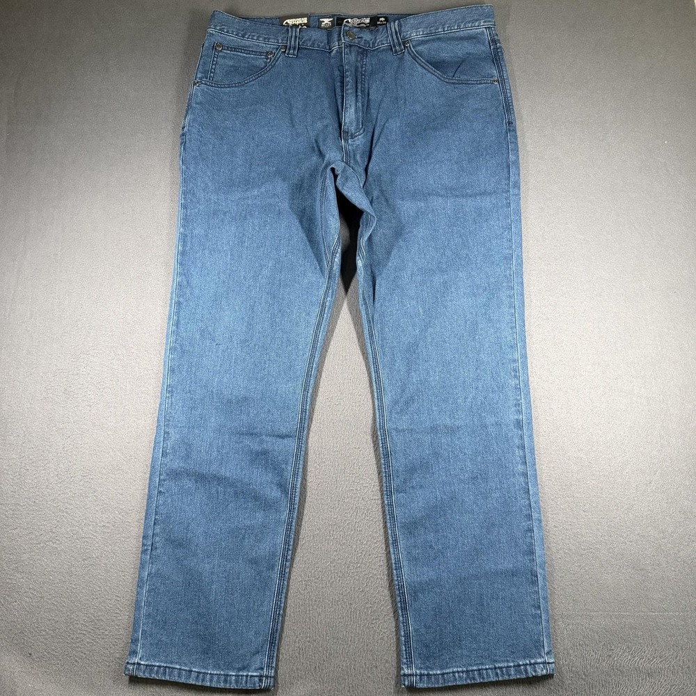 Mountain Khakis Miter 509 Jeans Mens 38x30 Modern Fit Stretch Denim Medium Wash
